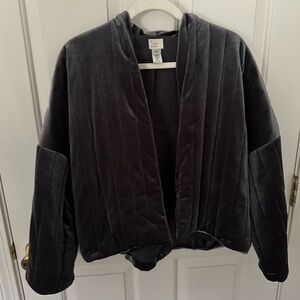 A New Day velvet blazer shrug